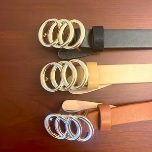 NWOT Set of 3 Belts